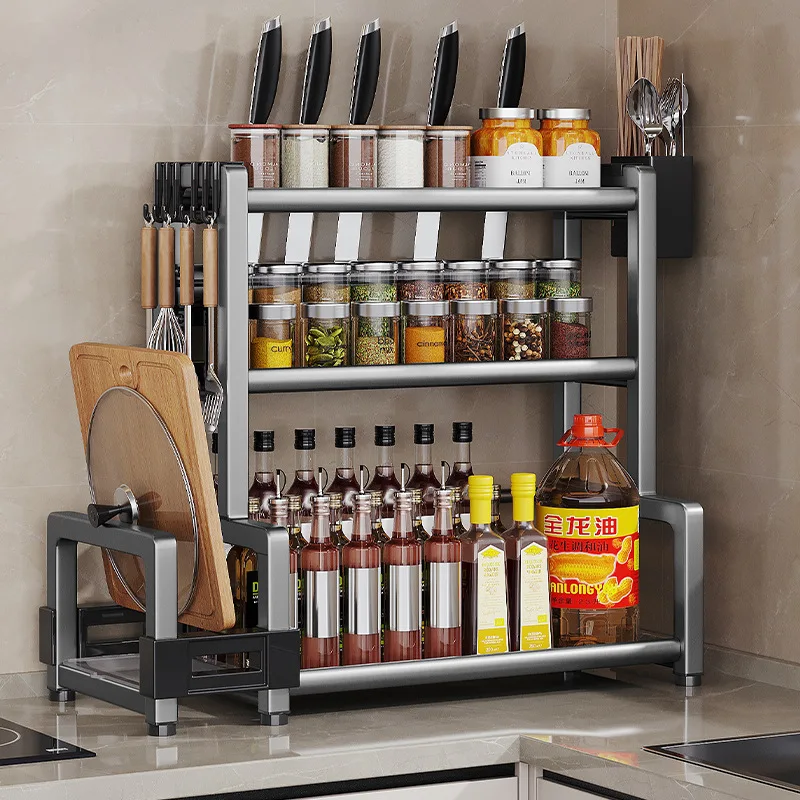 Racks-De-Armazenamento-Multifuncional-De-A-o-Inoxid-vel-Rack-De ...