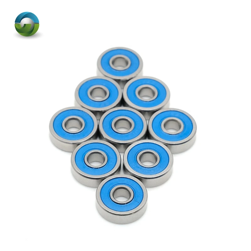 

MR63RS Bearing 10PCS 3x6x2.5 mm ABEC-7 Hobby Electric RC Car Truck MR63 RS 2RS Ball Bearings MR63-2RS Blue Sealed