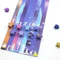 Vibrant Origami Star Paper Strips - Assorted Designs (To dance)