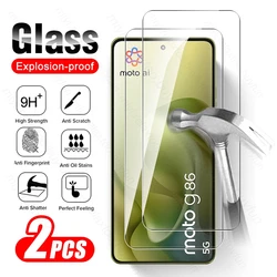 2 - Pack Premium Tempered Glass Screen Protectors with Protective Case - Moto G86 5G (2Pieces)