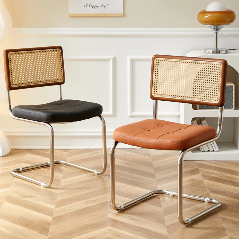 كرسي خيزران شبكي طقم قطعتين