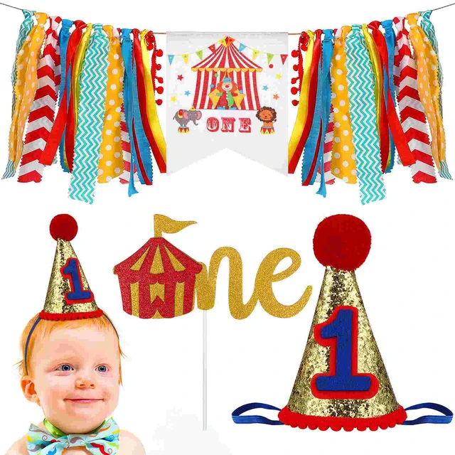 Kit Carnaval Circus - Kit vaisselle & déco anniversaire enfants Cirque