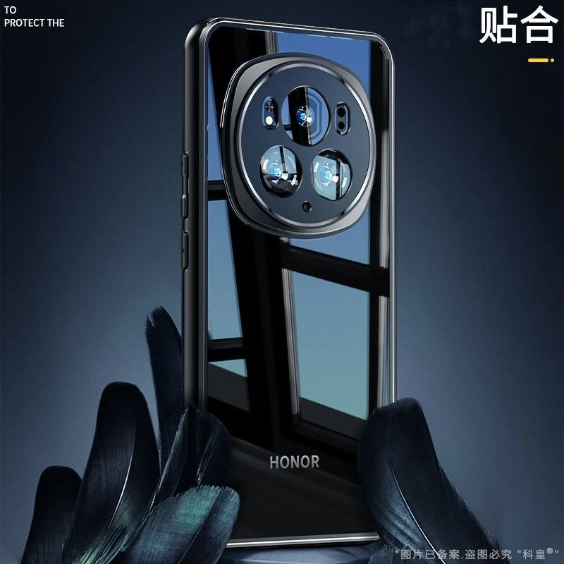Matte Transparent Shockproof Bumper with Camera Protection