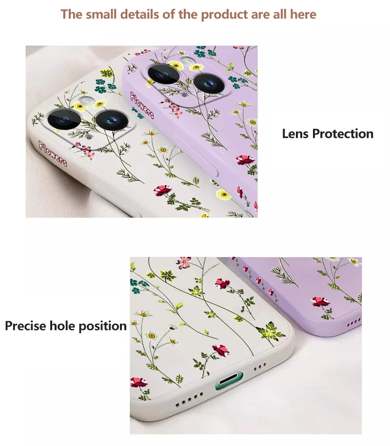 1 3 gelbe Sonnenblume Silikon Handy hülle für iPhone 11 13 14 12 15 pro max mini 12 13 x xs xr xsmax 6s 8 7 6 14 15 plus Abdeckung – Detail 3
