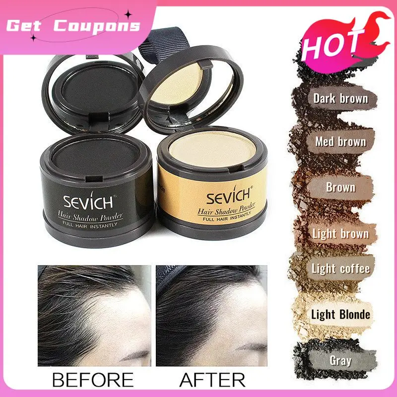 

Sevich Hair Line Powder Multi-color Root Cover Up Natural Instant Thin Waterproof Hairline Shadow Powder Hair Concealer Coverage