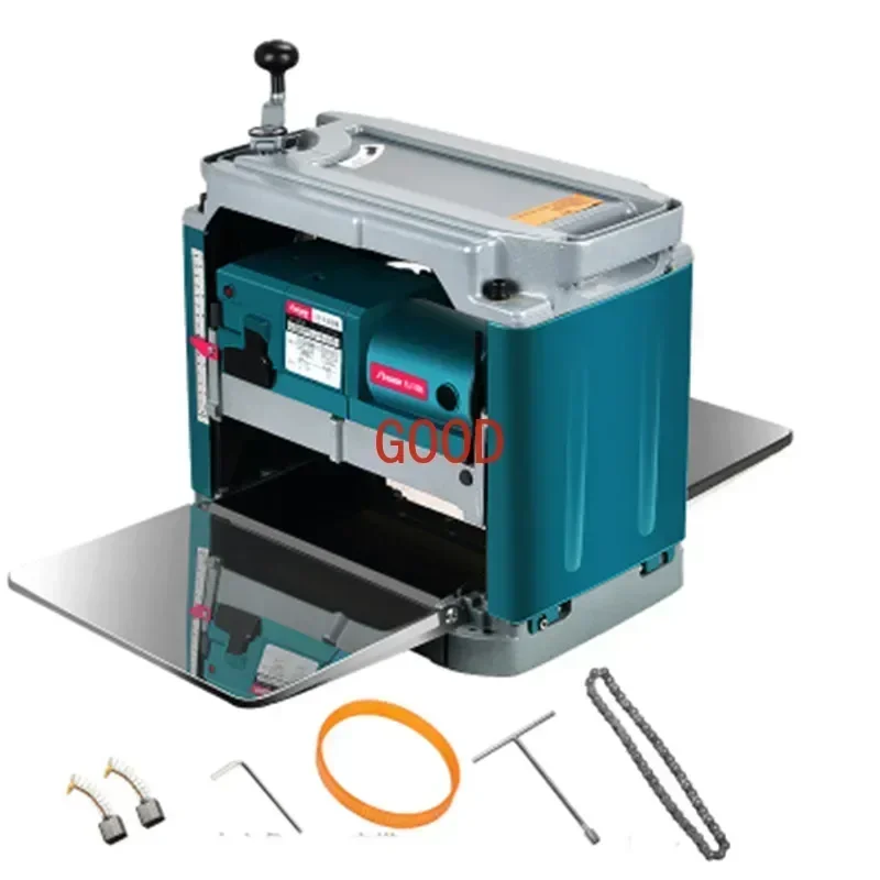 Raboteuse électrique multifonction 1850W 220V pour le travail du bois, outil électrique domestique, raboteuse à bois de bureau entièrement automatique à une face 1 Raboteuse électrique multifonction 1850W 220V pour le travail du bois, outil électrique domestique, raboteuse à bois de bureau entièrement automatique à une face 1