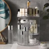 360度 Rotating Transparent Cosmetic Storage Box, Desktop Dressing Table, Skincare Products, Lipstick Brushes, Storage Rack 5