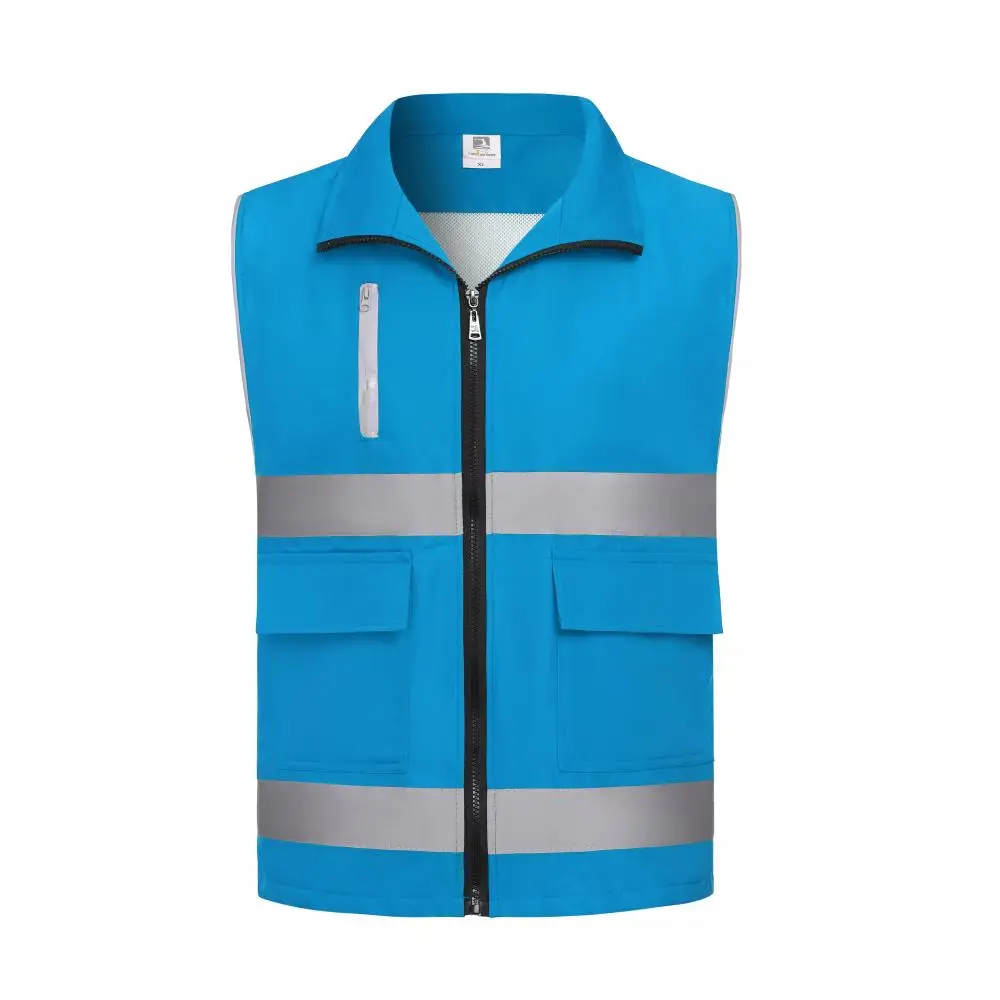 Safety Vest Reflective High Visibility Volunteer Work vest With Reflective Stripes workwear reflective Safety vest