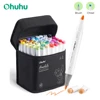 Ohuhu Honolulu Marker Pen Set Color Markers Alcohol Art Markers Refillable Dual Tips Sketching Drawing Manga School Art Supplies 1