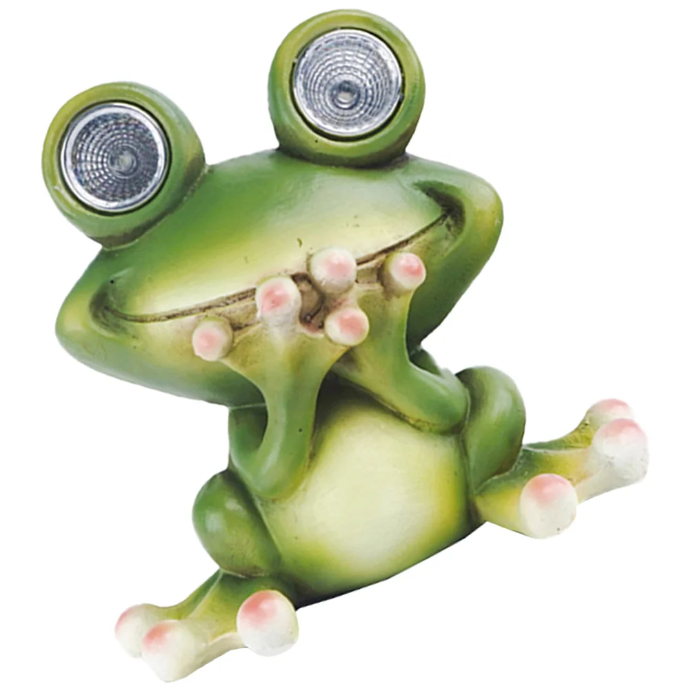 Solar Frog Garden Lamp 3