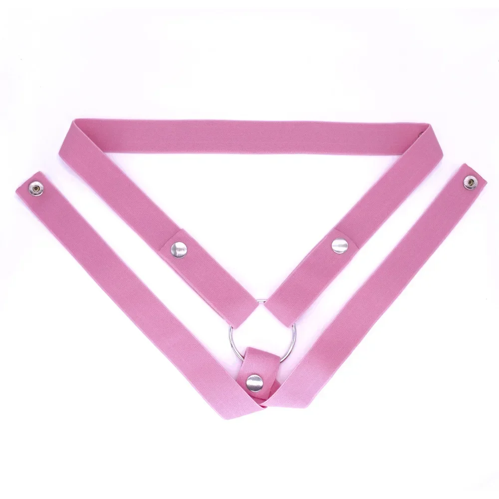 Chastity Cage Accessory Anti-off Elastic Band Auxiliary Belt For Male Chastity Cage Adjustable Ring Rope & Les Scrotum Rings Adult Toy