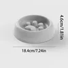 Cat Slow Feeder Bowl Anti-Choking Pet Food Dish Non-Gulping Feeding Utensil for Kitten Small Cat 6