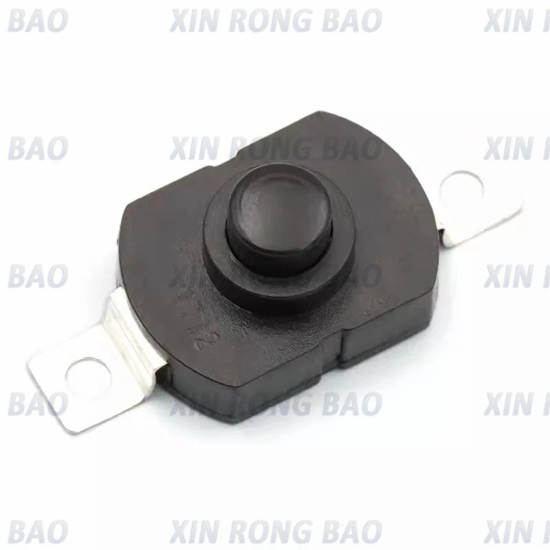 Push Button Switch 10PCS 18*12MM Flashlight Switch 1.5A 250VAC Self Locking Patch Type 2P-ON-OFF Small Switches KAN-28