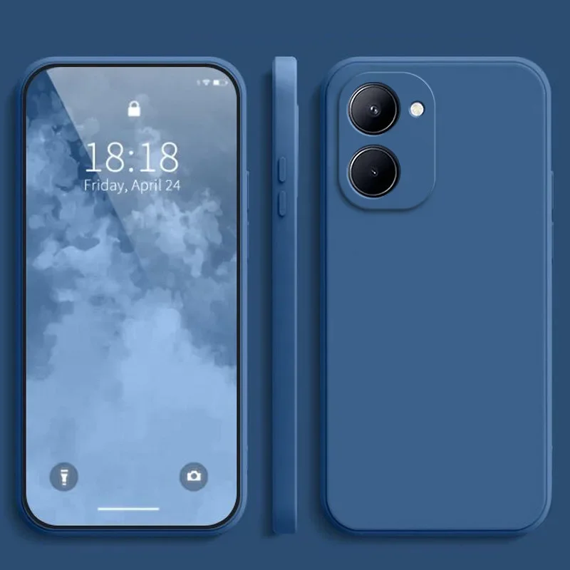 Ultra Thin Matte Silicone Phone Case – Solid Color, Soft TPU Cover