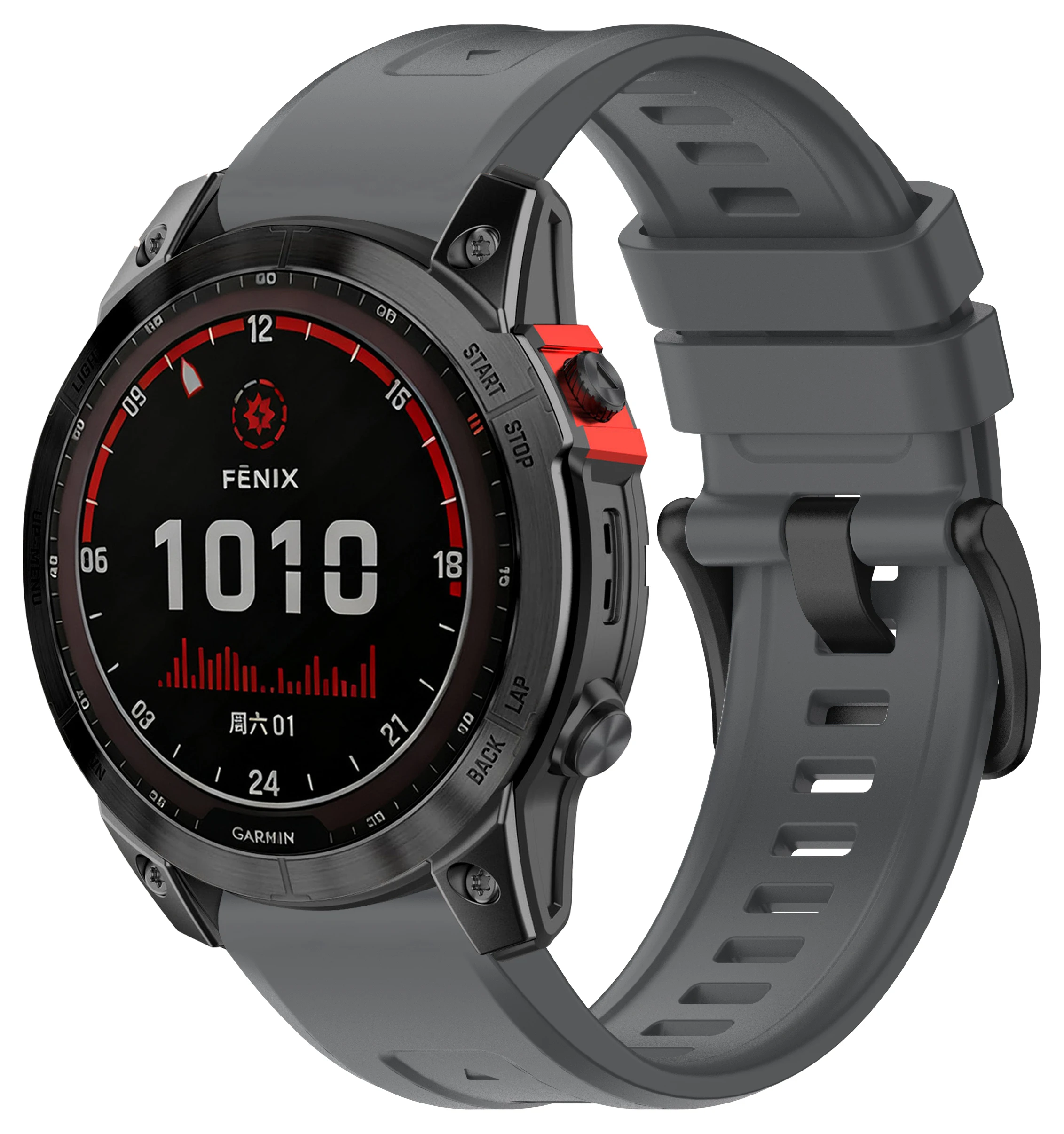 Premium Silicone Watch Strap - 22/26mm, Universal Fit