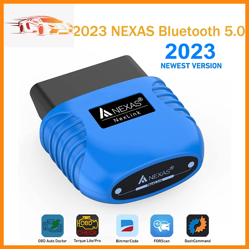 

2023 NEXAS Bluetooth 5.0 OBD2 EOBD Motorcycle Diagnostic Scanner for iOS Android Windows Fault Code Reader Diagnostic Scan Tool