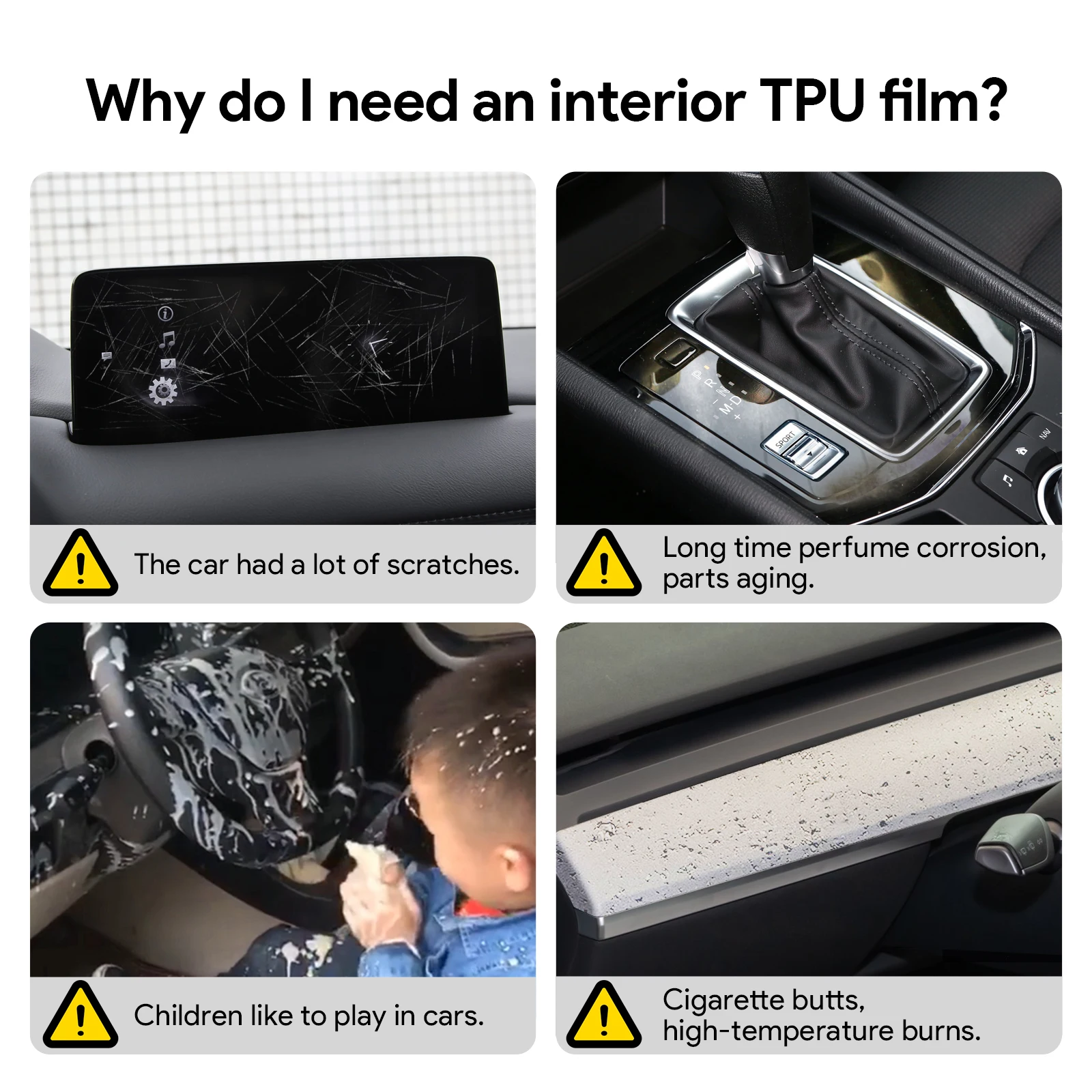 Für Mazda CX 5 2023-2025 Auto-Innenraum TPU-Schutzfolie Kratzfeste Folie Auto-Schutz Transparente Reißfeste Aufkleber Zubehör – Detail 5