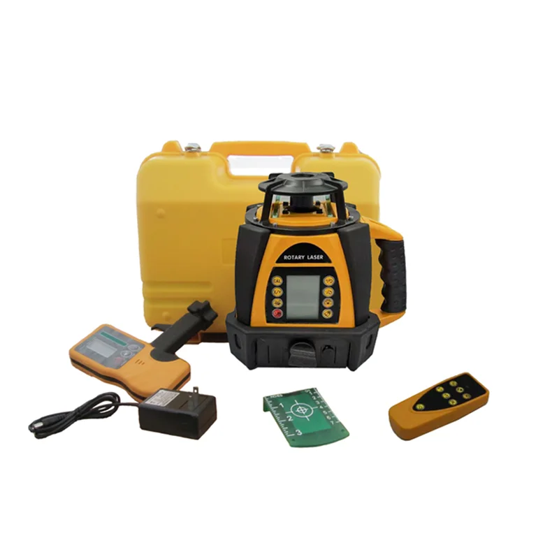 

HW-204 with LCD Screen Nivel Rotary Laser Land Level Transmitter Hanwon Self Leveling 360 Rotary Red Green Beam Laser Level