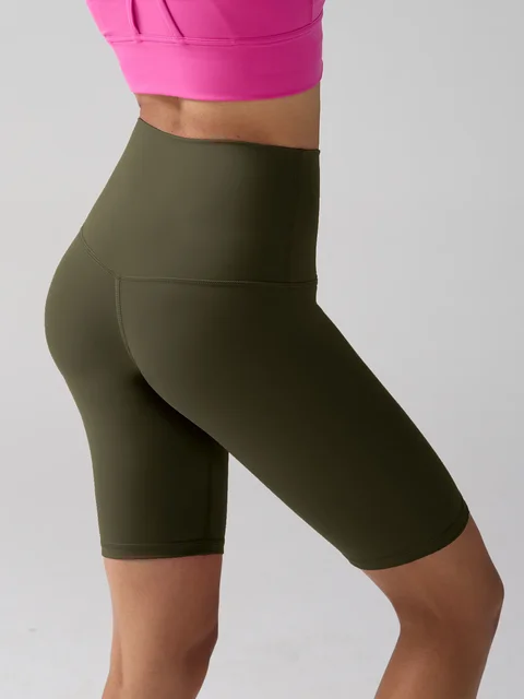 Women Sports Short Yoga Legging Shorts Squat Proof High Waist Fitness Tight Shorts Quick Drying Cycling Workout Gym Shorts