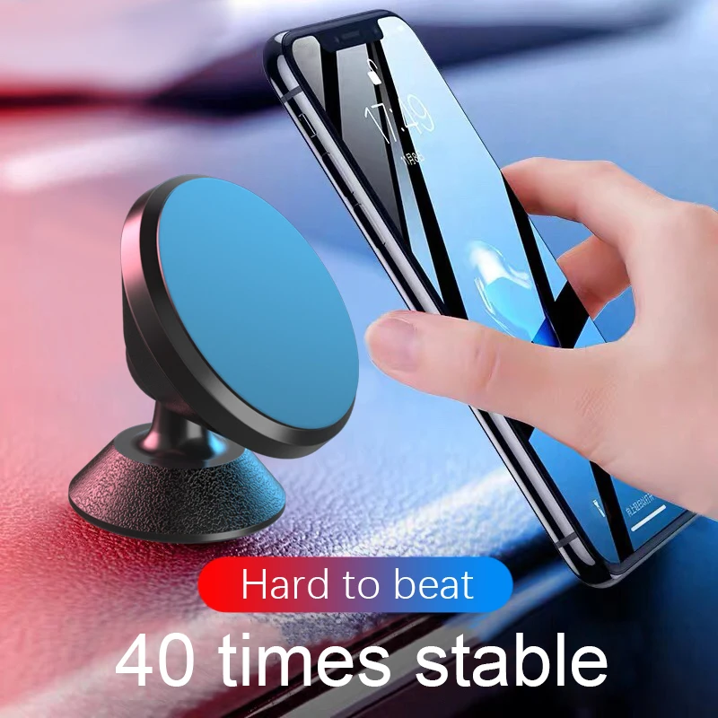 Universal Magnetic Car Phone Holder - Secure Dashboard Mount