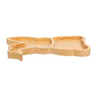 Rabbit Tray Easter Shaped Wooden Food Charcuterie Board Cheese Bunny Serving Child 1