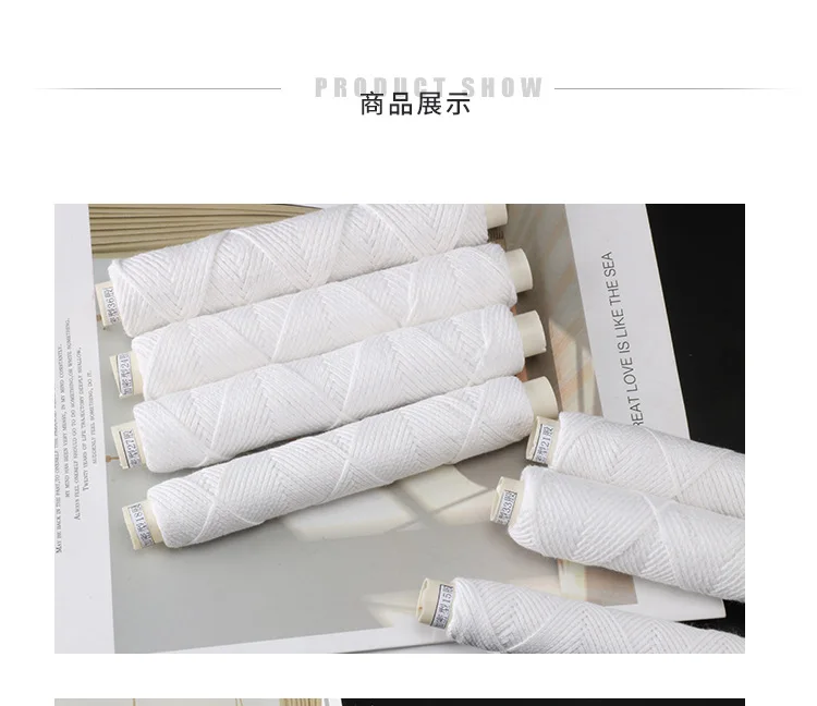 Description Picture 4 of item30 Meters Candle Thread/wax Core/cotton Thread Candle Wicks /DIY Handmade Candle Making Supplies