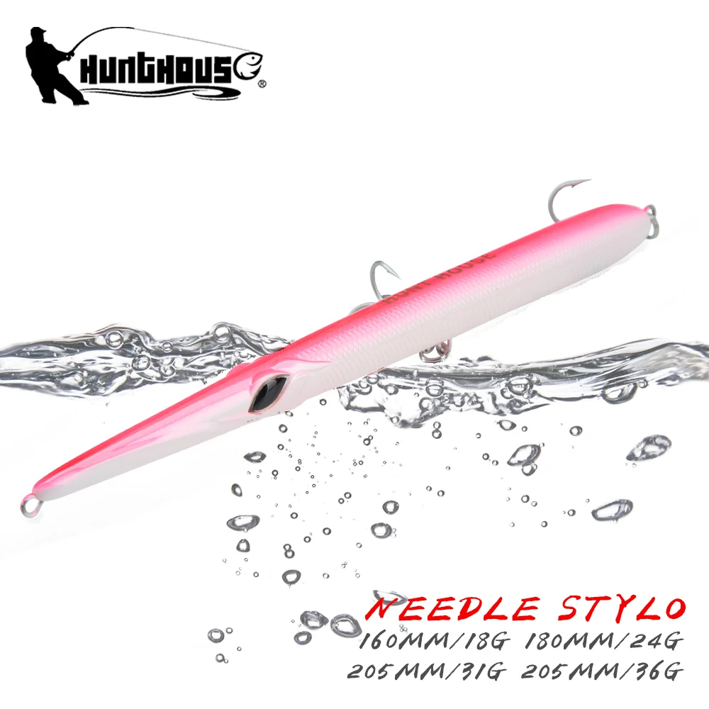 Leurre de pêche à la carpe flottant stylo needle 205mm pour la pêche au coup et longue distance