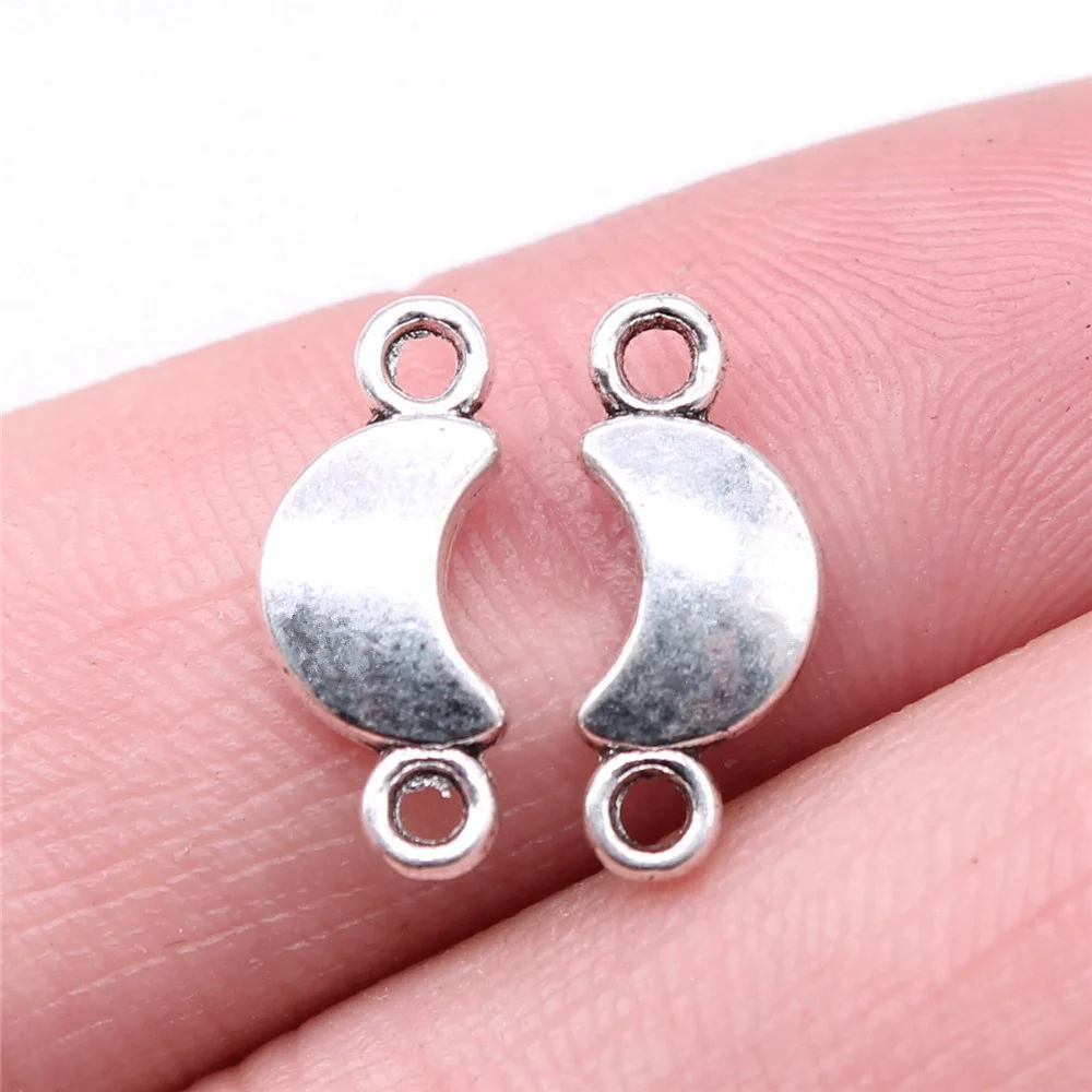 

Ювелирные изделия Moon Connector Charms винтажные Компоненты 20 шт.