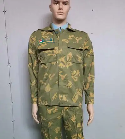 Yellow-Flower-Camouflage-Uniform-Tajikistan-Military-Suit-Jacket-and ...