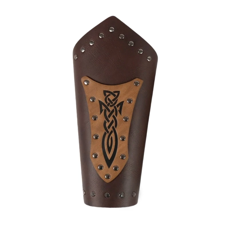 Cosplay Wrist Gauntlet Men Middle Ages Gauntlet Cosplay Bracer Wristband for Men