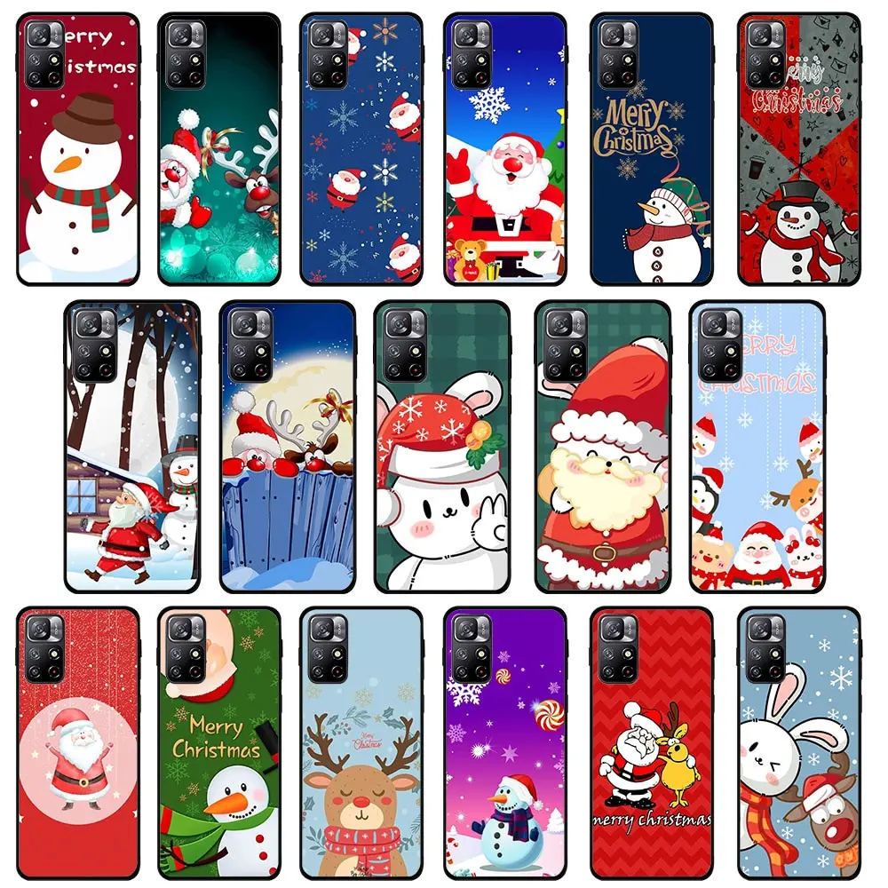 Rk-44 Custodia In Silicone Buon Natale Per Oppo Reno 3 8 5 5F 6 6Z 7 7Z 10X A92 Zoom Lite Pro