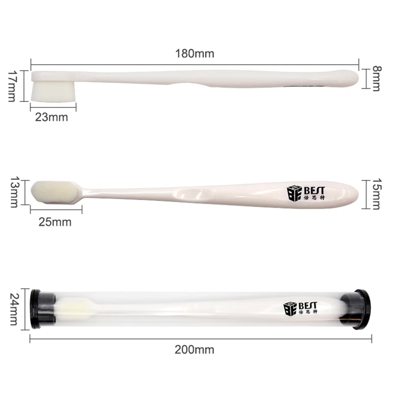 Soft Bristled Cleaning Brush 1Piece For Cleaning Polishing Motherboard IC Glue Removal PCB BGA Phone Electric Repair