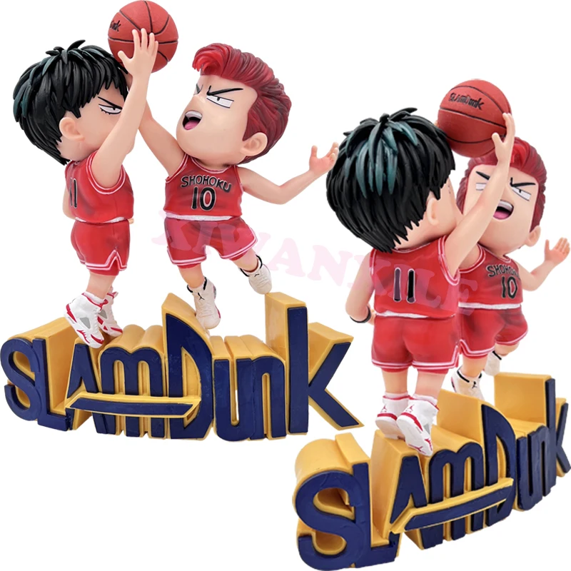 22Cm Slam Dunk Action Figure Slam Dunk Anime Figure Rukawa Kaede/Sakuragi Hanamichi Figurine Modello Da Collezione Bambola Giocattoli Regali
