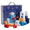 24pcs 2024 Christmas Advent Calendar 24 Days Countdown Calendar Gift Box Fillable Empty Cardboard Number Boxes For Kids Adults 2