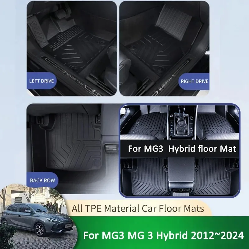 Car Floor Mat For MG3 MG 3 Hybrid MK2 MK3 2012 2024 Waterproof Pad LHD Foot Carpet Footpad Cover Rug Auto Interior Accessories AliExpress