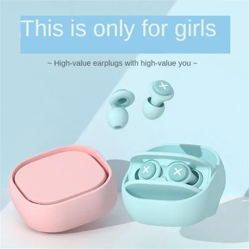 

Earplugs Soundproof Sleeping Ear Plugs Noise Reduction Red Small For Sleep Special Mute Soft Slow Rebound Anti Snore Protection