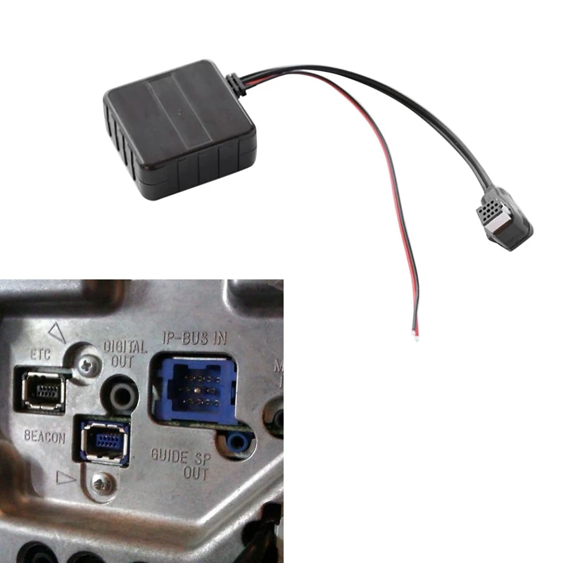 Per Pioneer Radio Ip-Bus P99 P01 Ricevitore Bluetooth Wireless Per Autoradio Cavo Modulo Audio Aux Adattatore Per Cavo Aux