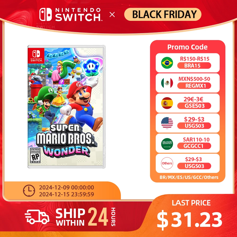 Super Mario Bros. Wonder-Nintendo Switch Game Physics Ink Cartridge Support TV Tabletop Palm Game Mode nintendo switch game switch game