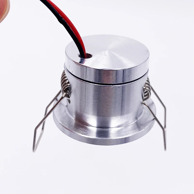 Indoor Spotlight Downlight 12V 24V 1W Slim Mini LED Dimmable Flush Mount Cutout 28mm ceiling light Cabinet Showcase Camper Lamp led downlight led spotlight