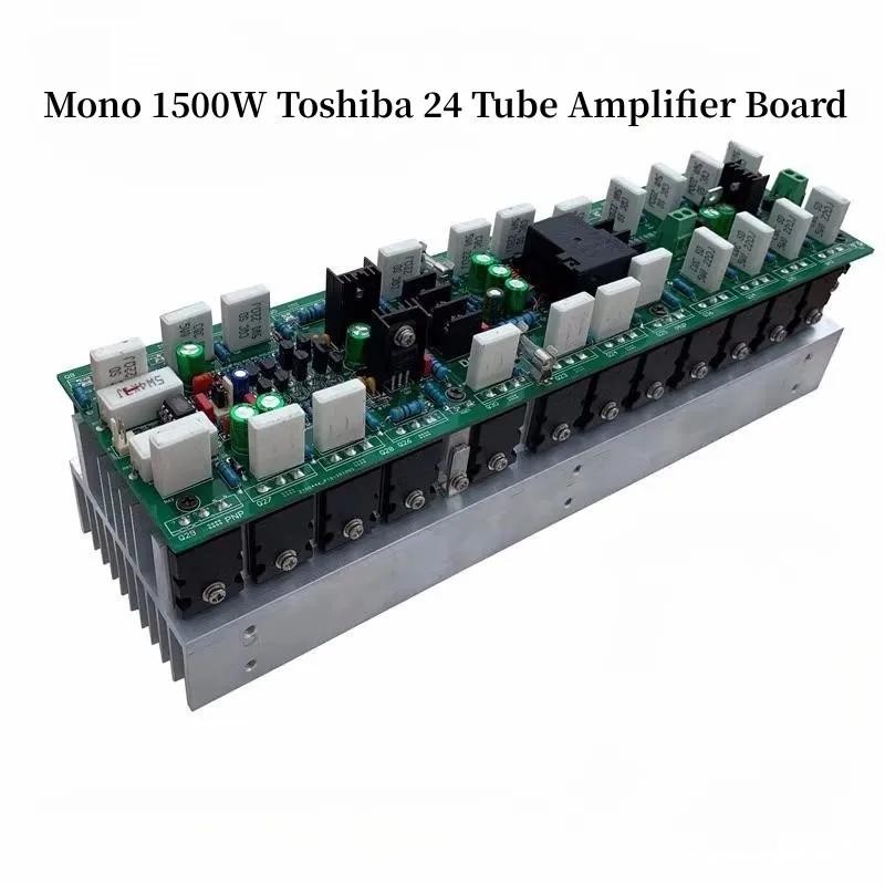 High Fidelity Single Channel1500W 2CA1837/2SC4793/TTC5200/TTA1943 Home Audio Power Amplifier Board 24Pcs Toshiba Transistor