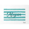 Custom Name Personalized Beach Towel Microfiber Print Letter Towel Creative Colorful Glitter Stripe Summer Beach Bathing Towel 2