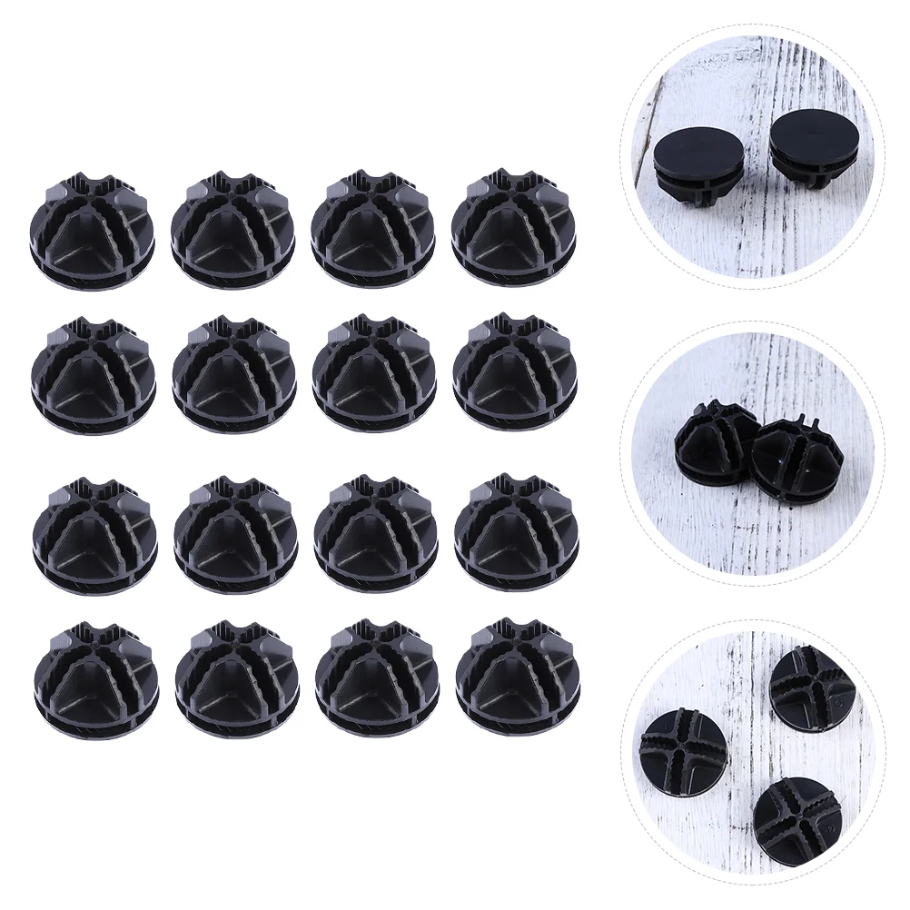 

40pcs Tinsel Wire Grid Cube Connector Organizer Modular Closet Storage Organizer for DIY Wire Cube Storage Black