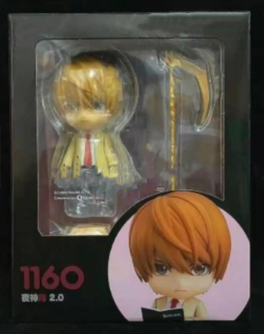 Figura DE ACCIÓN DE Death Note L 1160 de 10CM, juguete coleccionable de PVC, modelo de dibujos animados, Yagami Light Death Note 1200