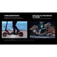 Trottinette électrique JOYOR T6E avec certification ABE, moteur 500W, double frein à disque, clignotants avant et arrière, E-Scooter 5