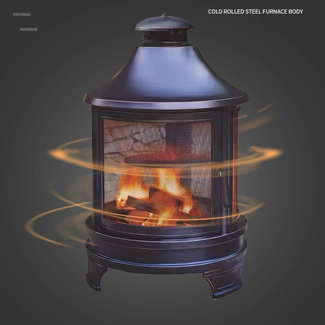 Kültéri Kerti Barbecue Tűzhely Teraszfűtők Háztartási Beltéri Tűzifa Faszén Grill Fűtő Kályha Tábor Fűtés - Image 3