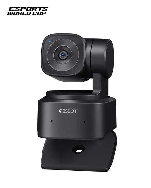 OBSBOT Tiny SE 1080P 100FPS Webcam for PC, AI Tracking PTZ Streaming Camera with 1/2.8" Sensor, Gesture Control, Dual ISO, HDR