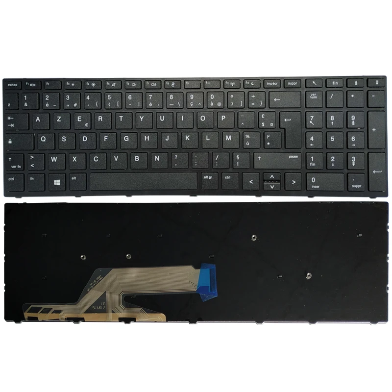 

Французская Azerty новая клавиатура для ноутбука HP Probook 450 G5 455 G5 470 G5 FR, черная с рамкой