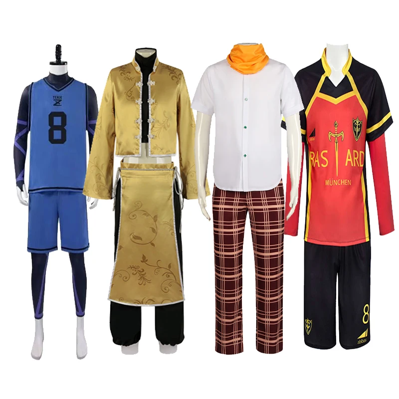 

Bachira Meguru Cosplay Costume Anime Blue Lock Top Pants Wig Outfits Fantasia Halloween Carnival Party Role Play Disguise Suit