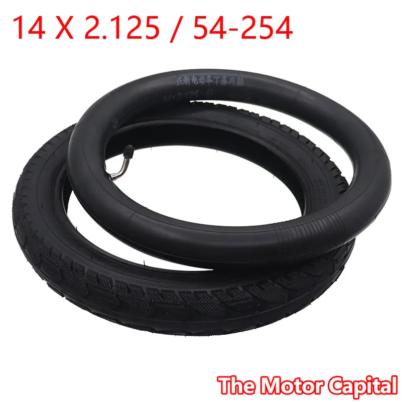 

14 X 2.125 / 54-254 tyre inner tube fits Many Gas Electric Scooters and e-Bike *2.125 tire inch wheel Tire