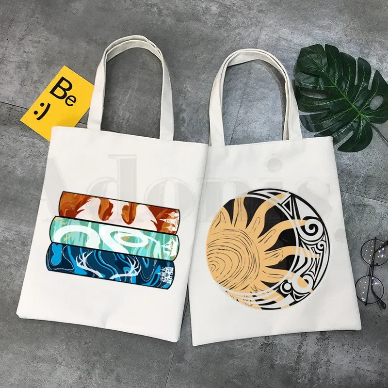 Shadow And Bone Fine Make Me Your Villain Handbags Borse A Tracolla Casual Shopping Girls Handbag Women Elegante Canvas Bag